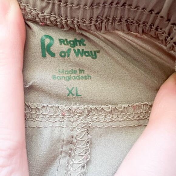 Right of Way (R.O.W,) Theo Athletic 6" Shorts Size XL Neutrals Minimalist Light - Picture 5 of 9